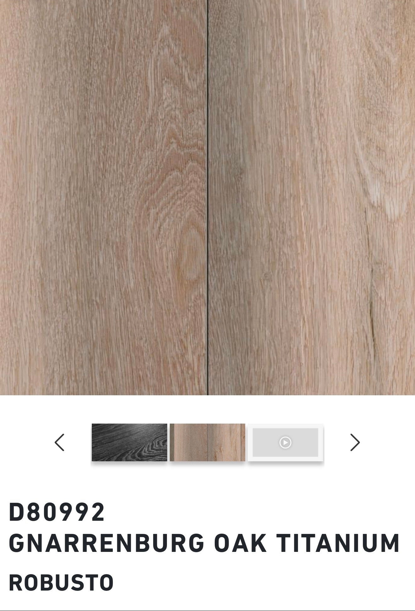 GNARRANBURG OAK TITANIUM AC5 12mm